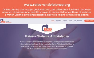 Presentazione sito Raise – Sistema antiviolenza
